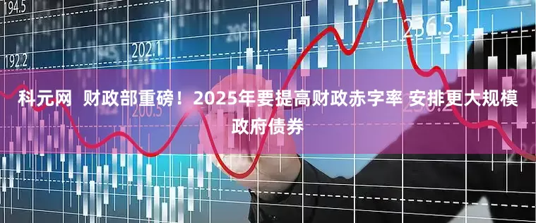 科元网  财政部重磅！2025年要提高财政赤字率 安排更大规模政府债券