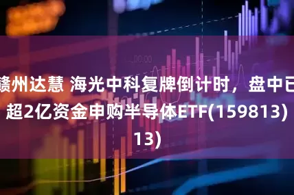 赣州达慧 海光中科复牌倒计时，盘中已超2亿资金申购半导体ETF(159813)